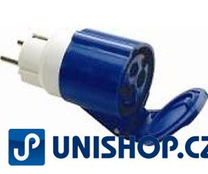 Adaptér 230V 3kolík/ 230V EURO+CZ